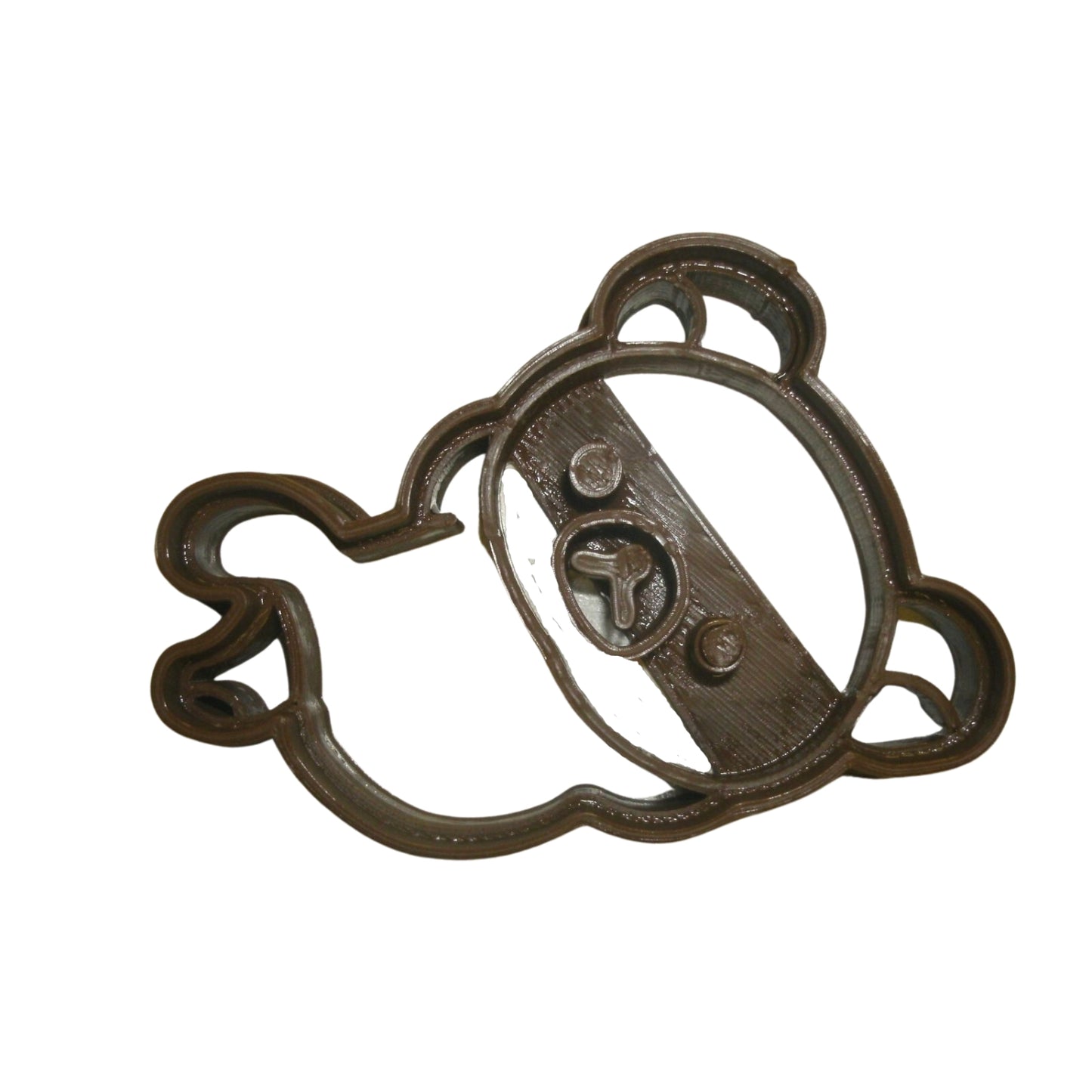 Teddy Bear Laying Down Relaxing Cookie Cutter Made in USA PR778