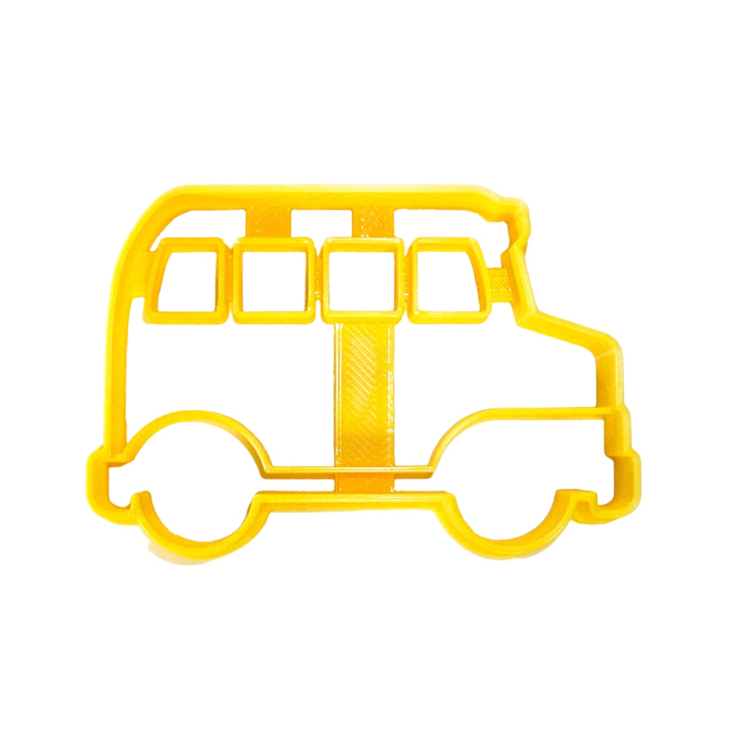 School Yellow Bus Side View Student Transportation Cookie Cutter USA PR837