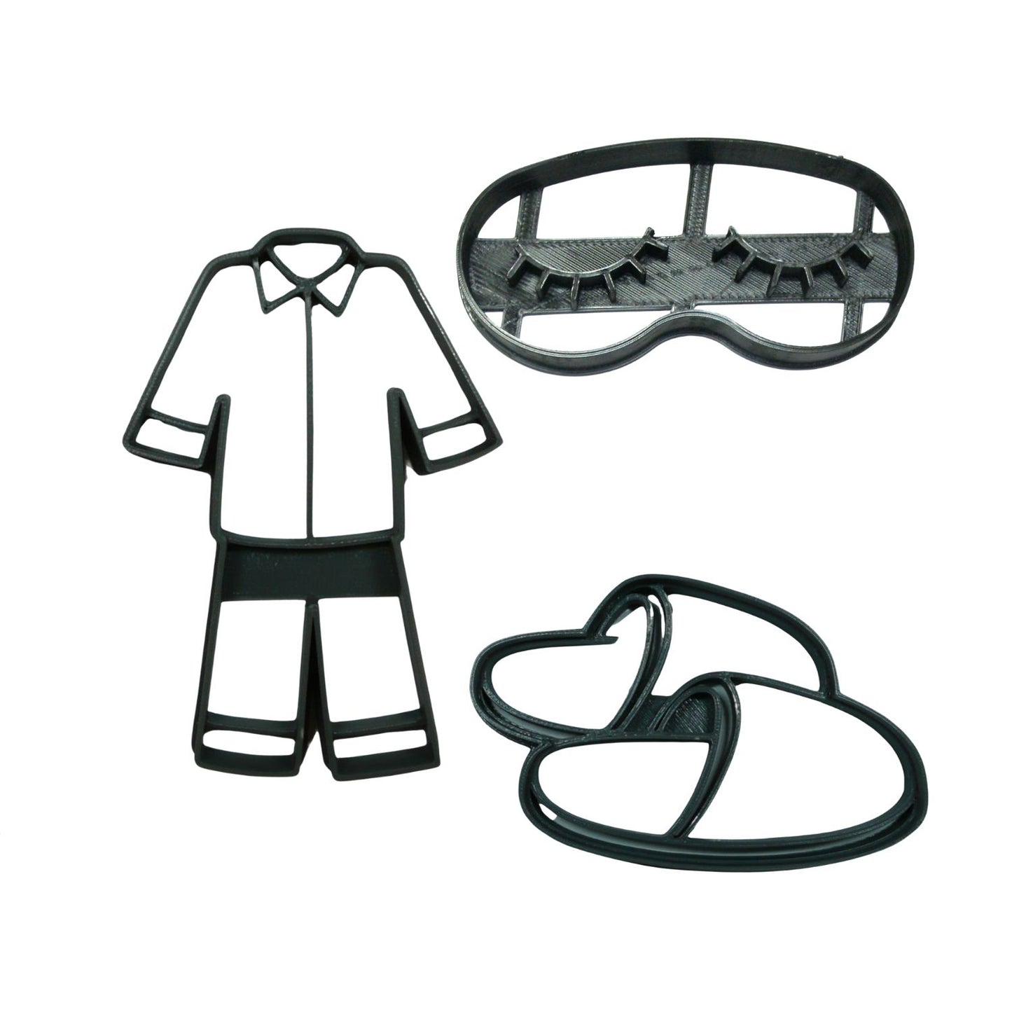 Comfy Cozy Bedtime Set Of 3 Cookie Cutters Made In USA PR9041