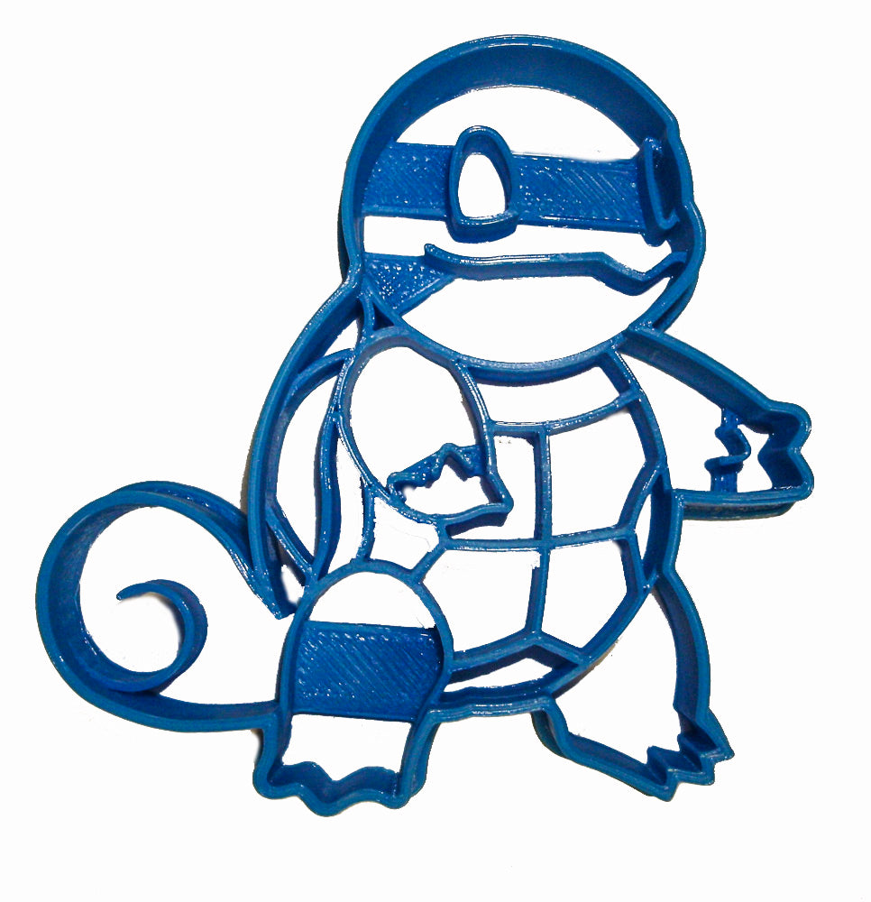Squirtle Water Type Pokemon Blue Turtle Cookie Cutter Made in USA PR872