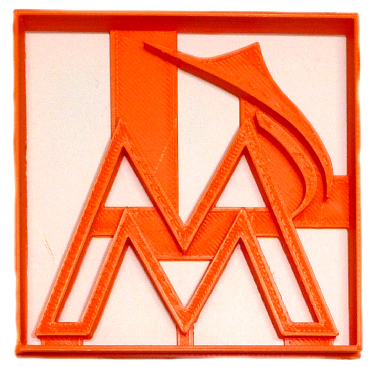 Miami Marlins M Logo MLB Baseball Team Sports Athletics Cookie Cutter USA PR2576