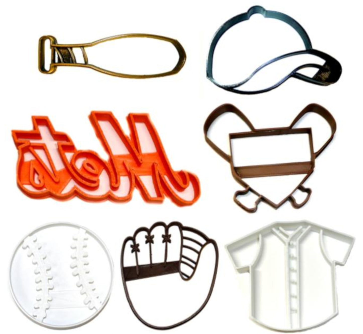 New York Mets MLB Baseball Team Logo Set Of 7 Cookie Cutters USA PR1281