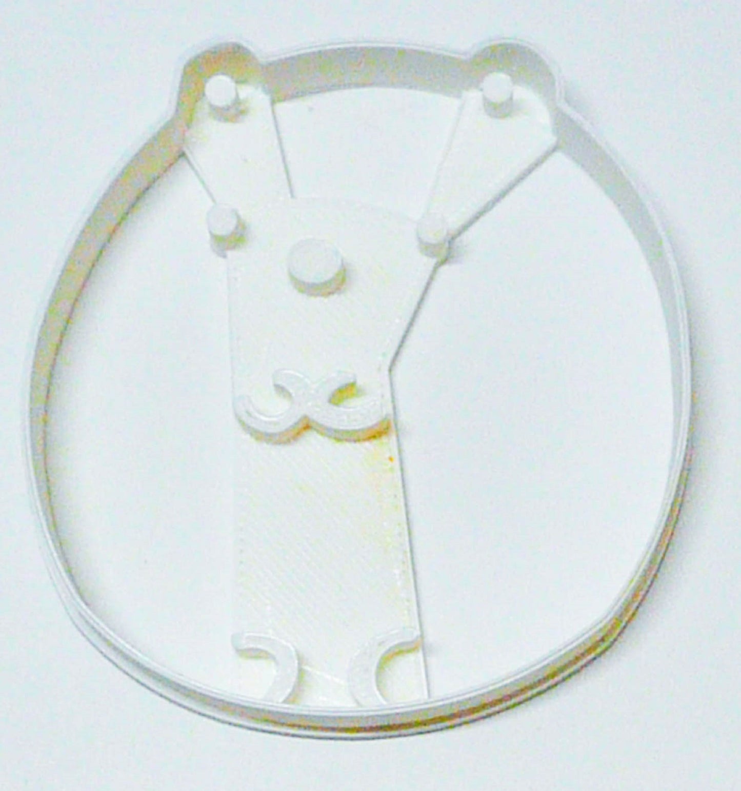 Polar Bear Round Ball Puffy Cute Animal Cookie Cutter USA PR2469