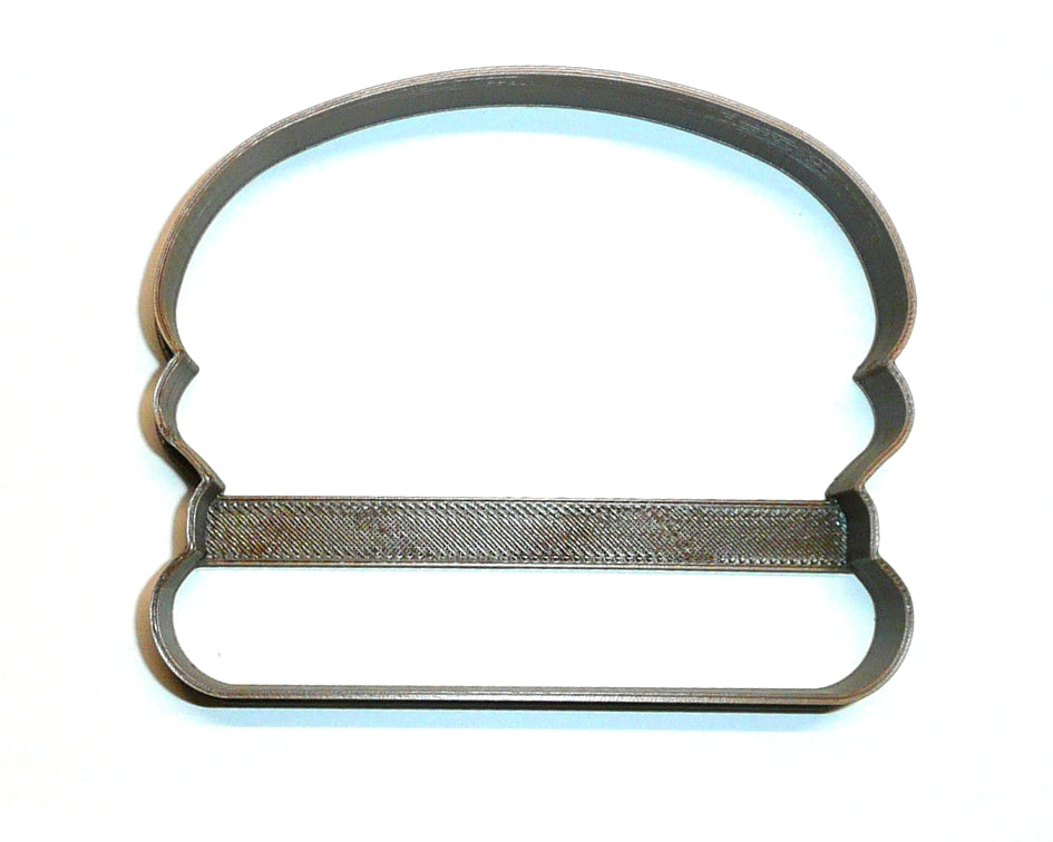 Hamburger Beef Patty Burger Sandwich Grilled Picnic Cookie Cutter USA PR2902