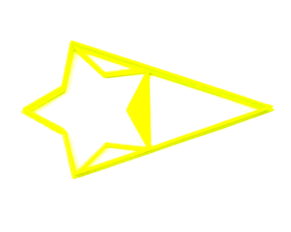 Star With Triangle Large Size Award Design Flag Cookie Cutter USA PR3046