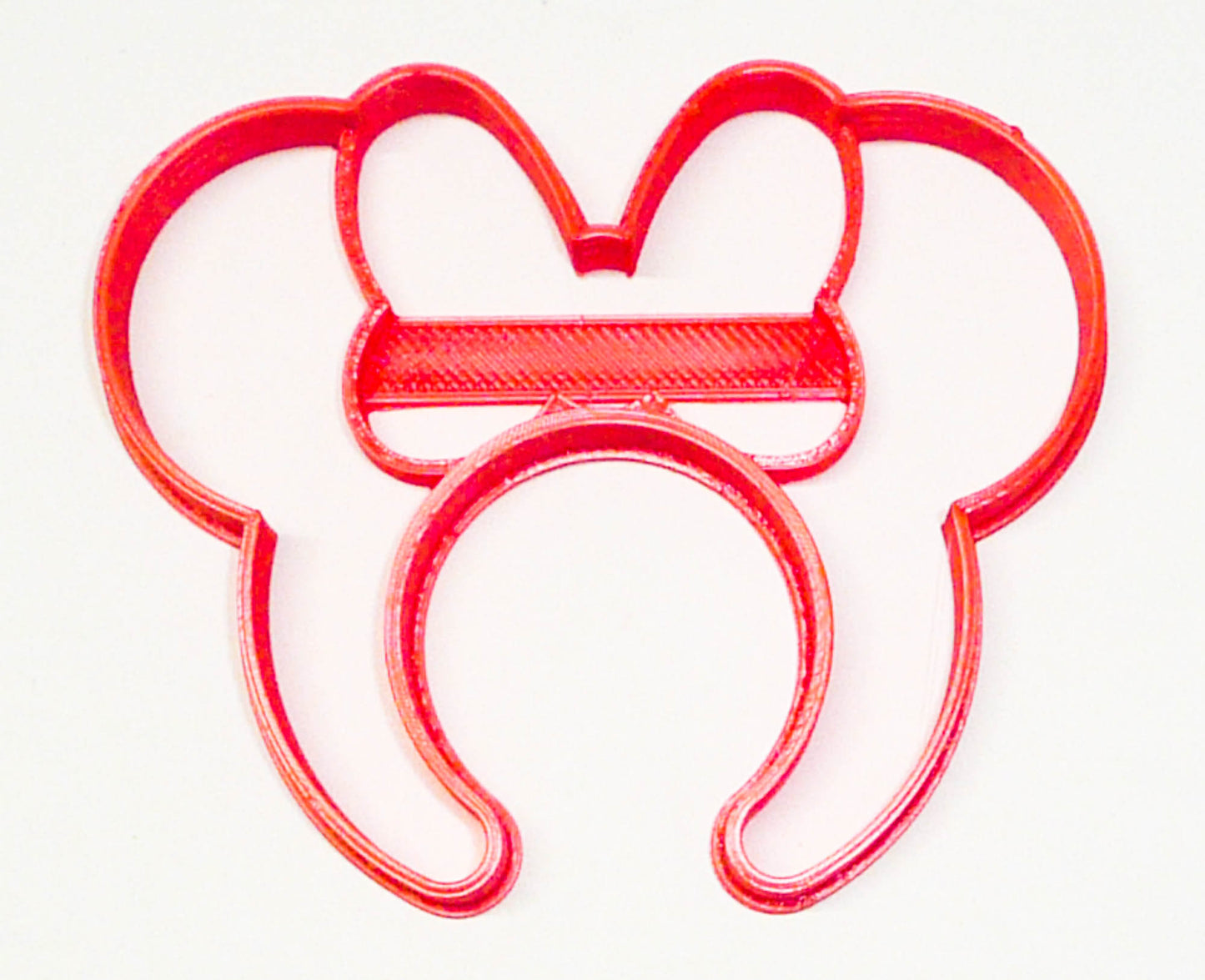 Minnie Mouse Ears Headband With Bow Cartoon Character Cookie Cutter USA PR3309