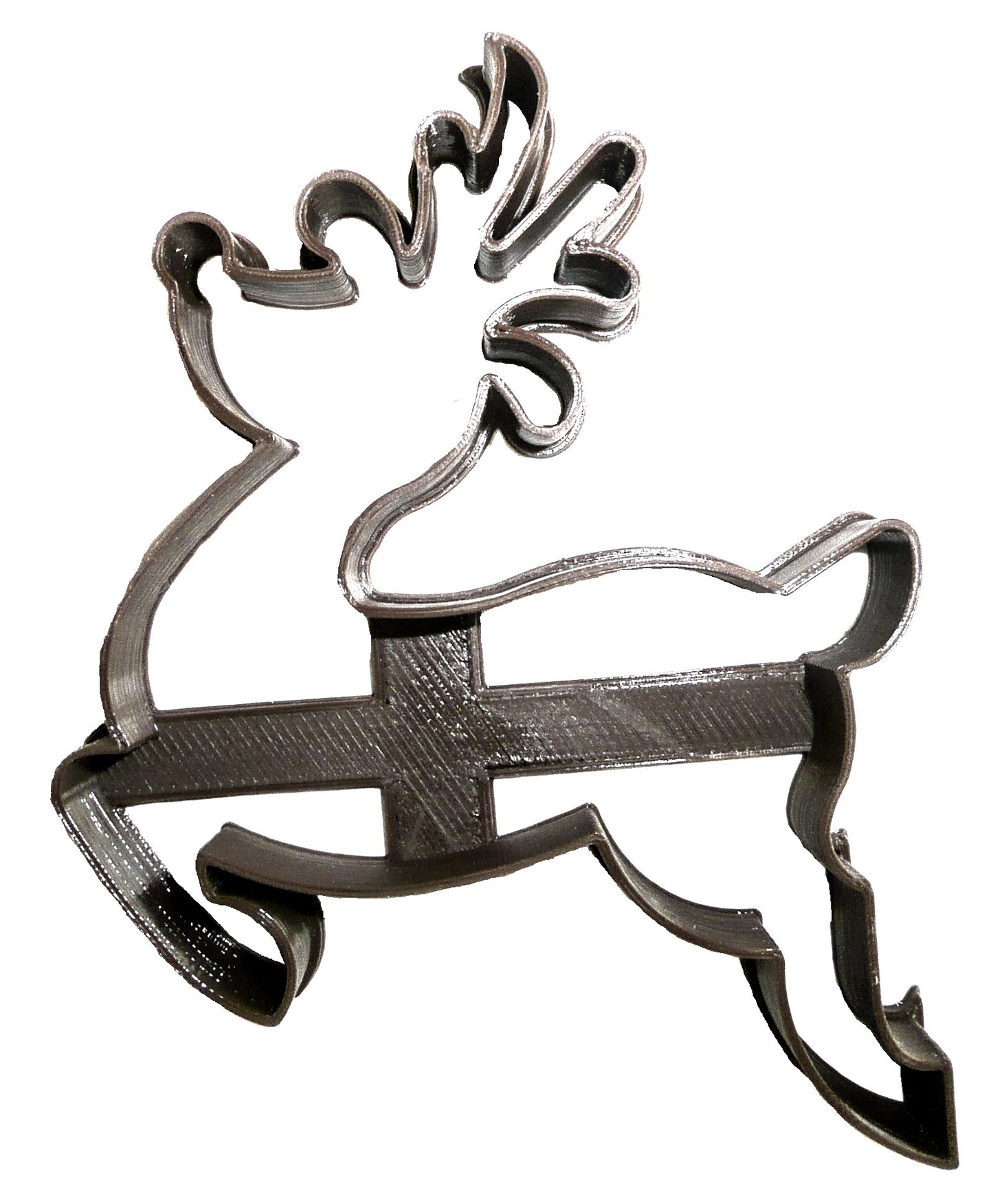 Rudolph Reindeer Flying Santa Sleigh Christmas Cookie Cutter Made in USA PR125