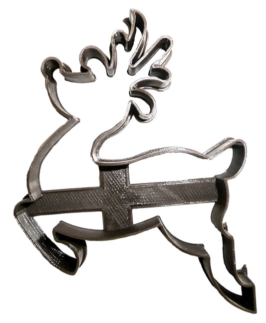 Rudolph Reindeer Flying Santa Sleigh Christmas Cookie Cutter Made in USA PR125