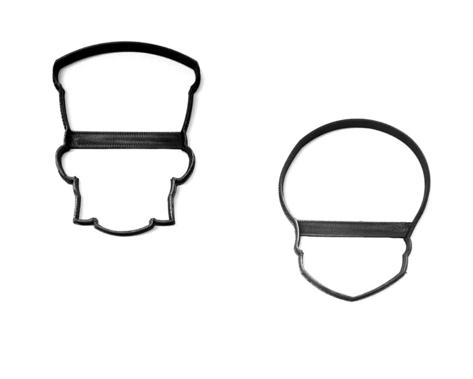 Frankenstein And His Bride Monsters Halloween Set Of 2 Cookie Cutters USA PR1378