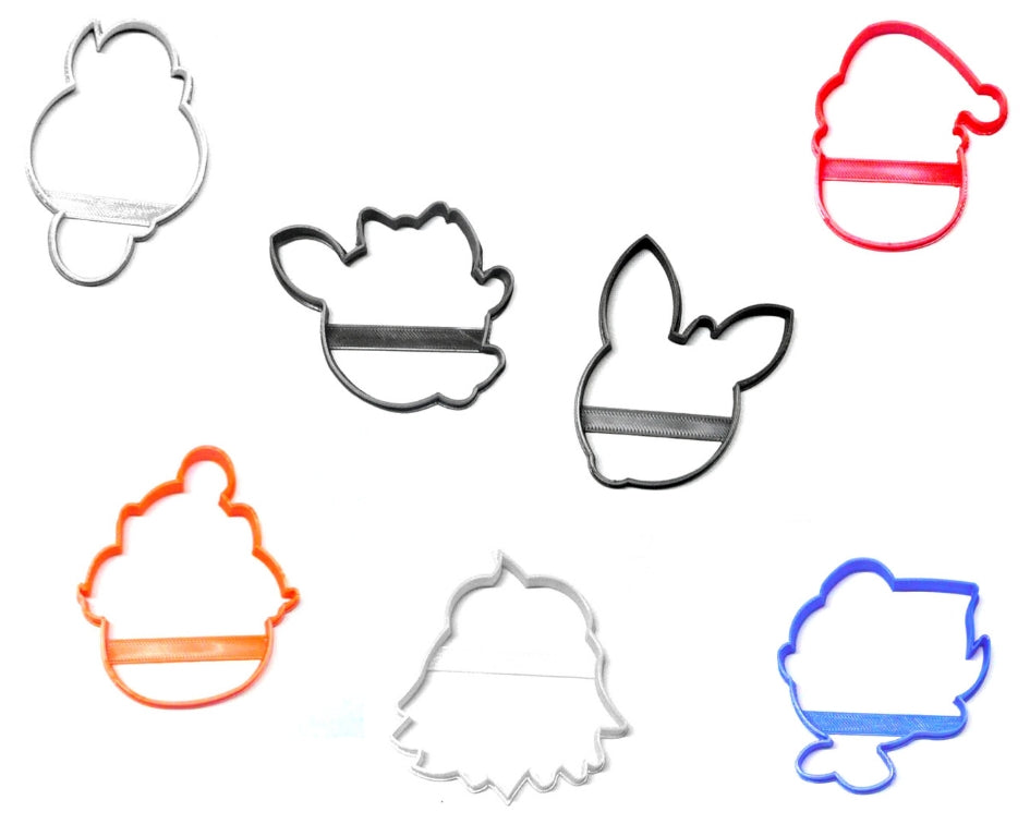 Rudolph Red Nosed Reindeer Movie Characters Set Of 7 Cookie Cutters USA PR1379