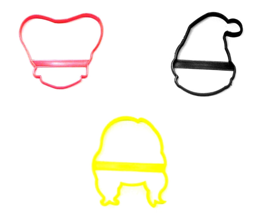 Hocus Pocus Sanderson Sisters Witches Faces Set Of 3 Cookie Cutters USA PR1380