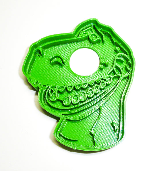 Rex Toy Story Dino Cartoon Disney Movie Cookie Cutter Made In USA PR468