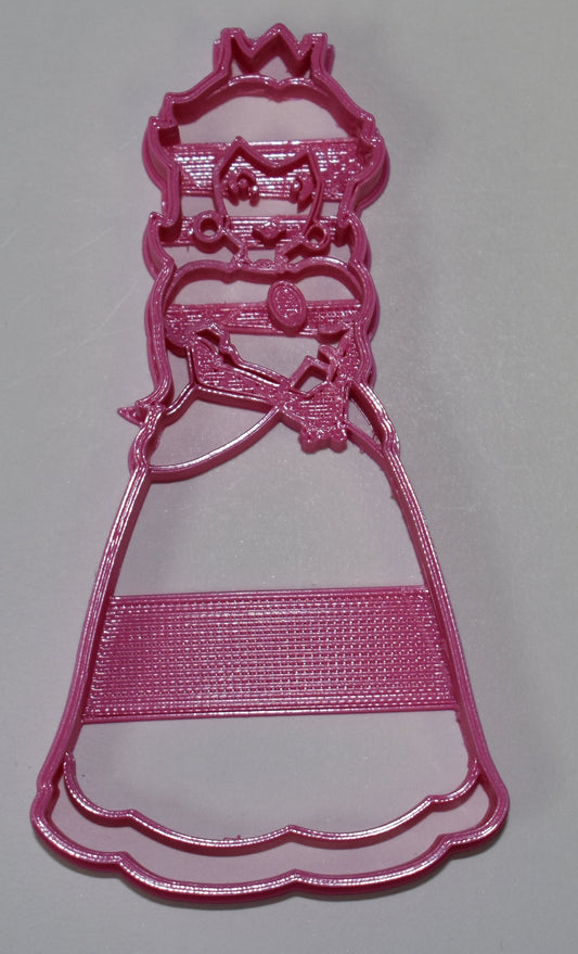 Princess Peach Mario Bros Nintendo Video Game Cookie Cutter Made in USA PR589
