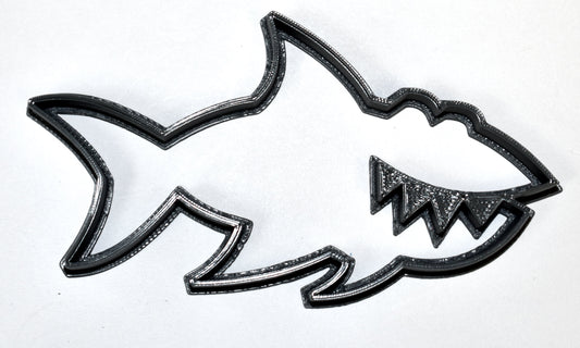 Shark Fish Ocean Sea Predator Cartoon Cookie Cutter Made in USA PR595