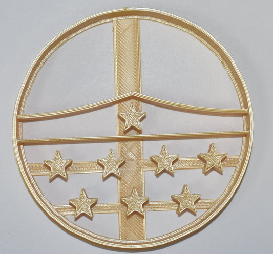 Wonder Woman Tiara Crown Stars DC Comics Cookie Cutter Made in USA PR636