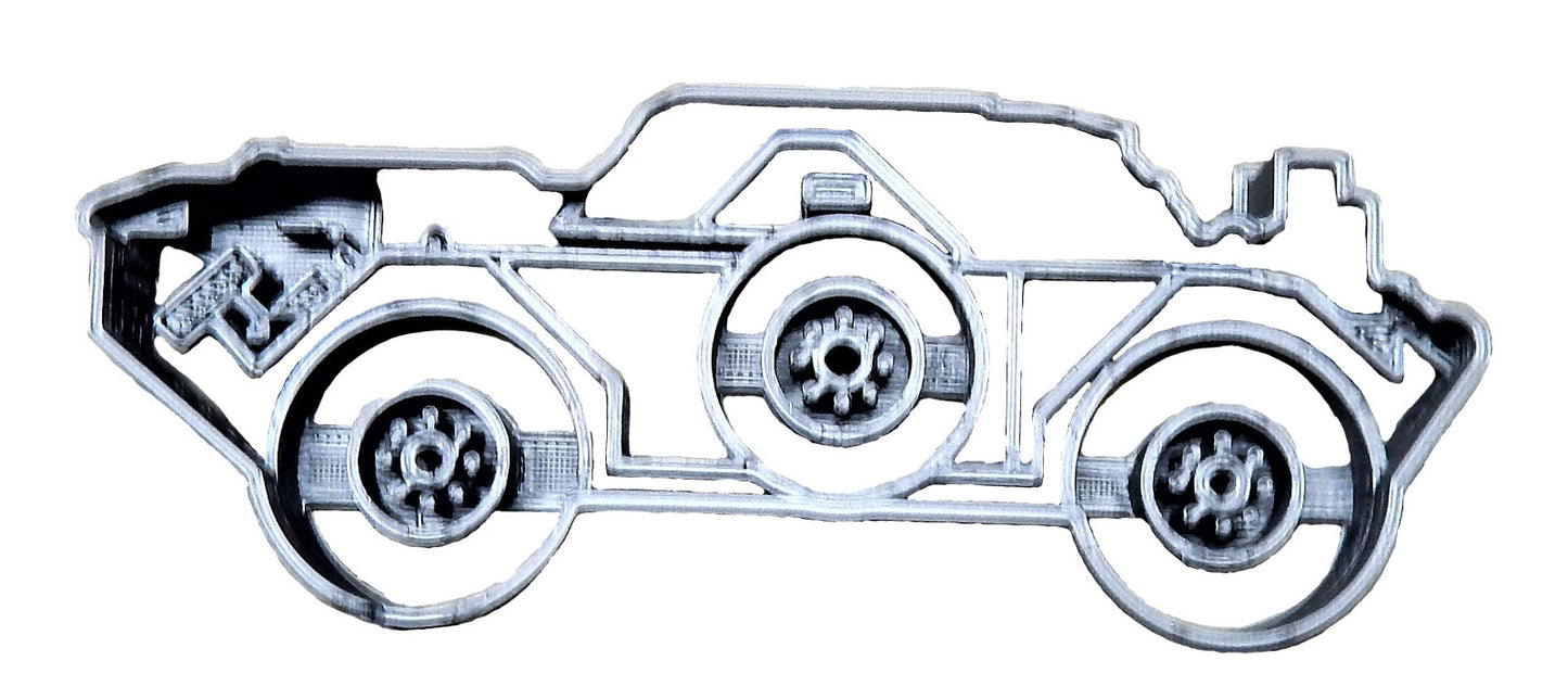 Armored Car Tank Military Humvee Cookie Cutter 3D Printed USA PR2323