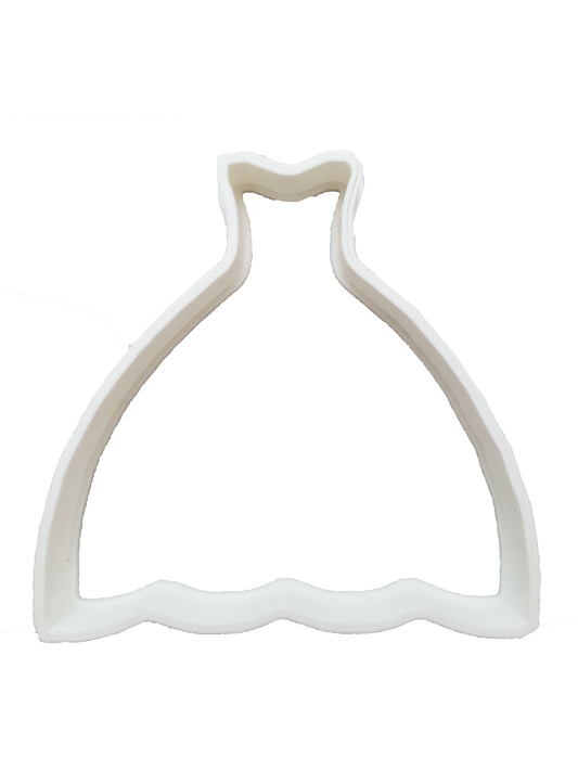 Wedding Dress Outline Bridal Bride Prom Cookie Cutter 3D Printed USA PR2312