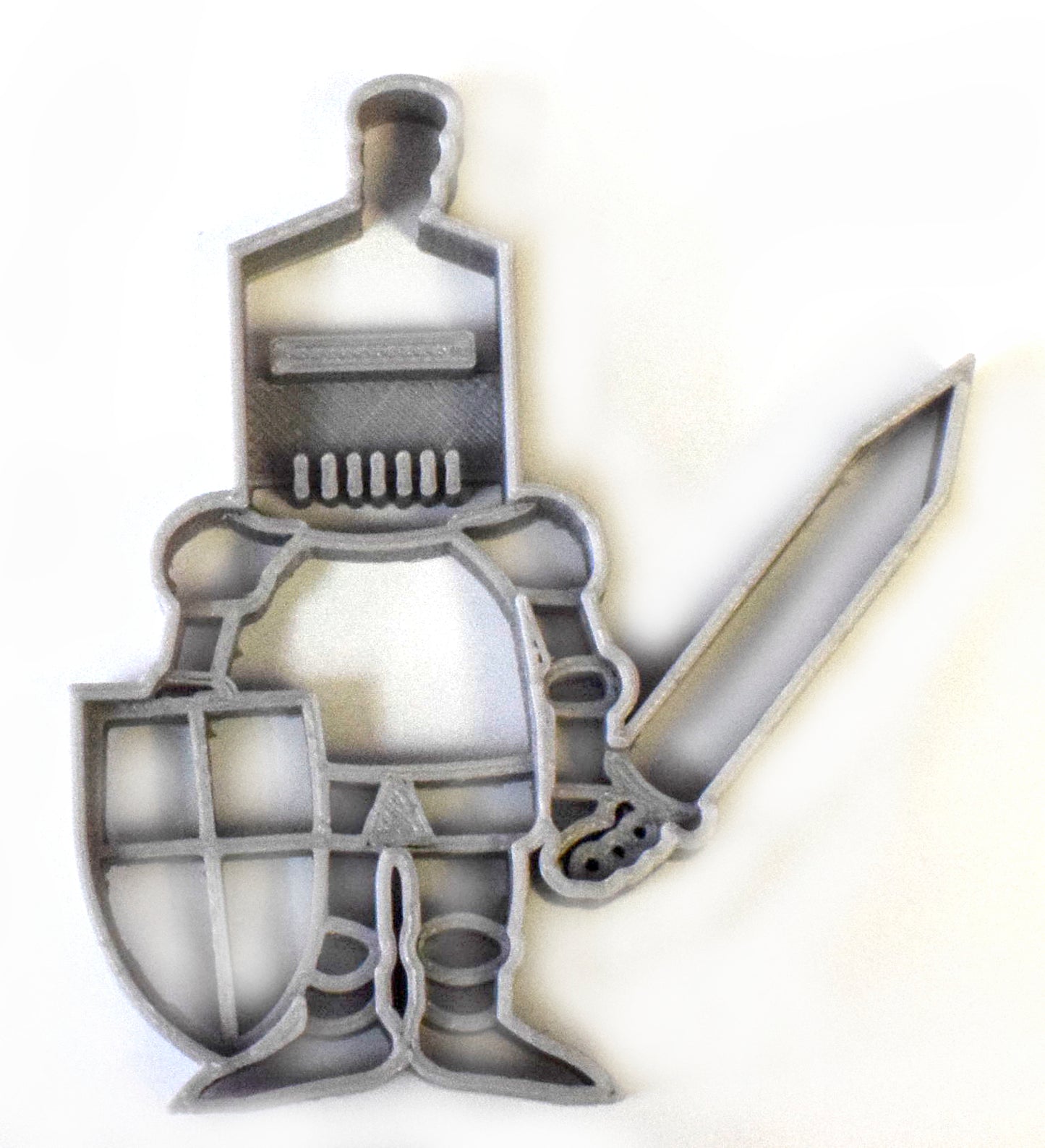 Knight in Shining Armor with Sword and Shield Cookie Cutter Made in USA PR776