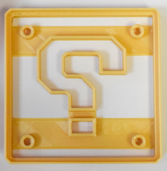 Super Mario Question Block Nintendo Video Game Cookie Cutter Made in USA PR792