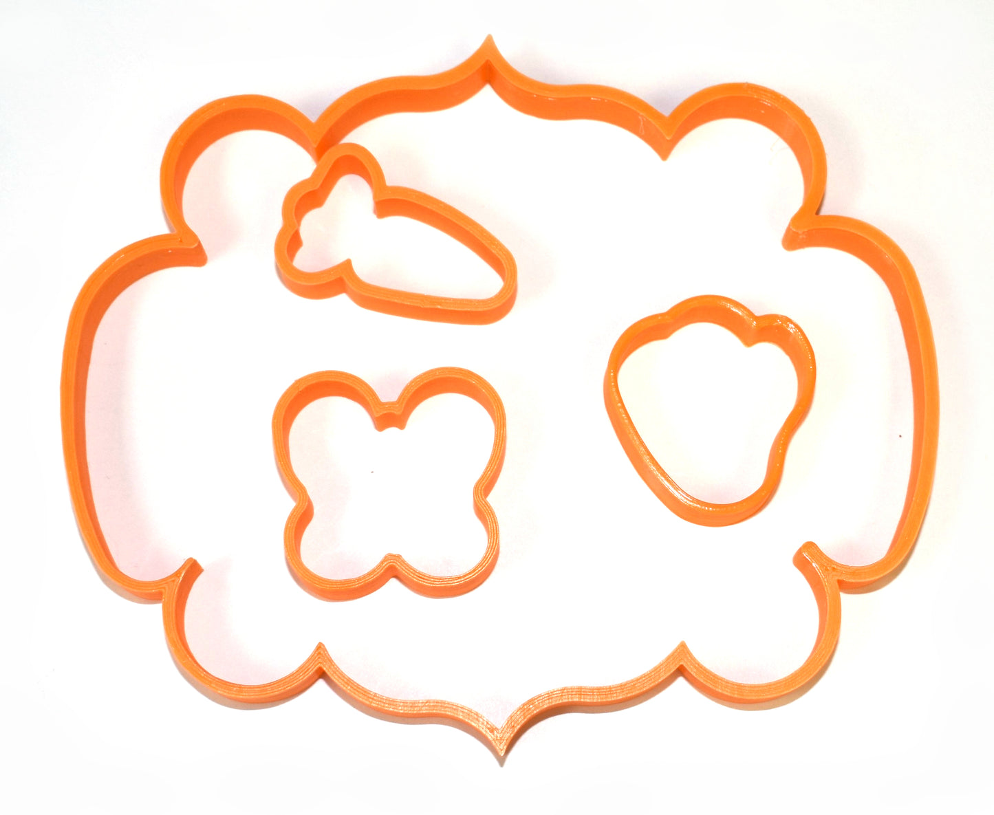 Easter Spring Tic Tac Toe 4 pc set of Cookie Cutters Made in USA PR674