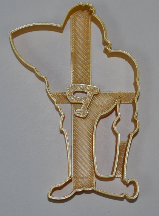 Purdue Pete University Mascot Sports Cookie Cutter Made in USA PR687