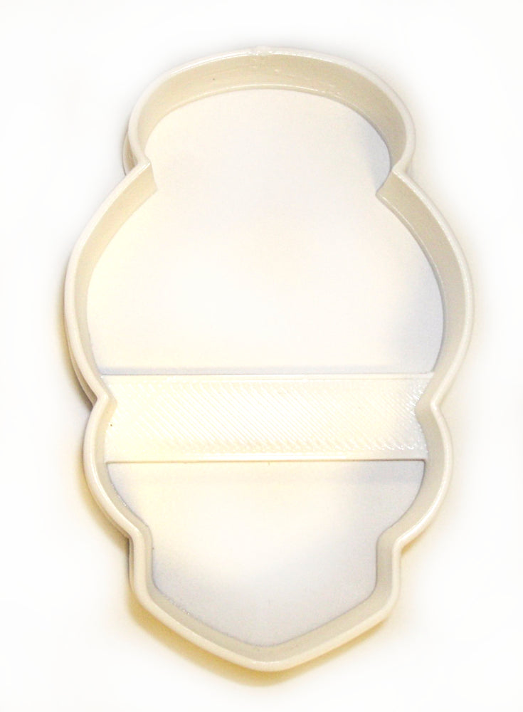 Skull With Bun Female Woman Halloween Tattoo Cookie Cutter USA PR852