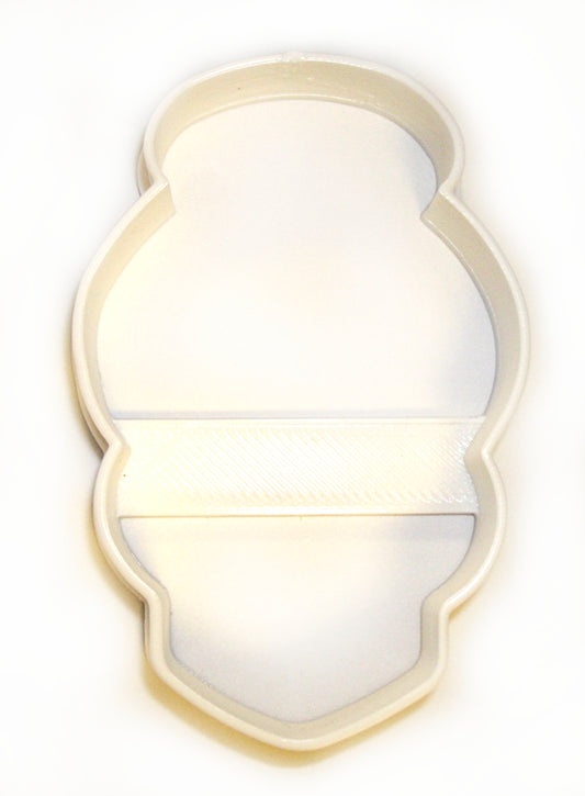 Skull With Bun Female Woman Halloween Tattoo Cookie Cutter USA PR852