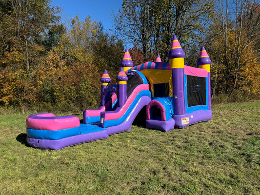 Princess Dual Bounce Water Slide Combo 24 Hour Rental