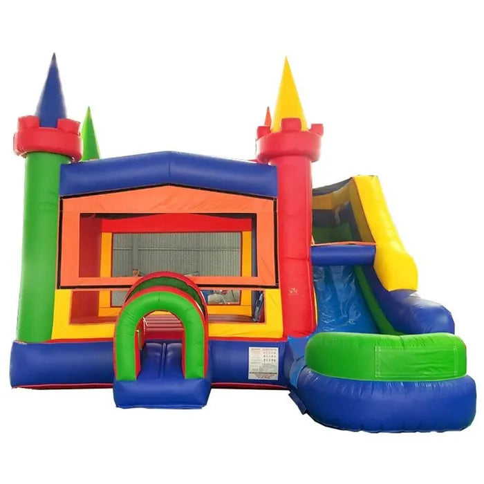 Rainbow Bounce House Slide Combo 24 Hour Rental