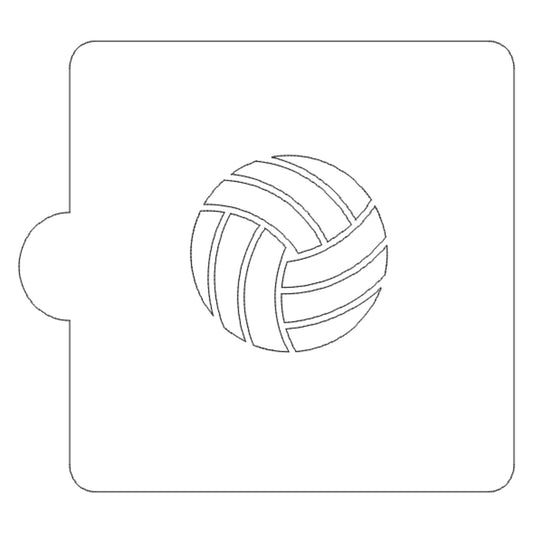 Volleyball Ball Sports Stencil for Cookies or Cakes USA Made LS270