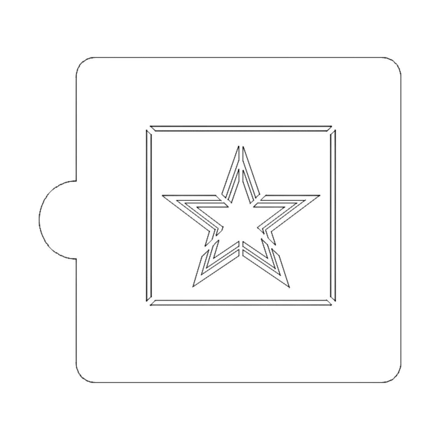 US Army Detailed Stencil for Cookie or Cakes USA Made LS3418