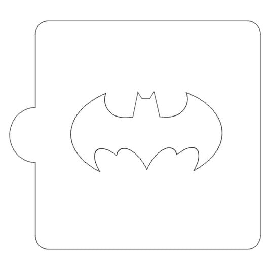 Batman Bat Shape Outline Stencil for Cookies or Cakes USA Made LS466