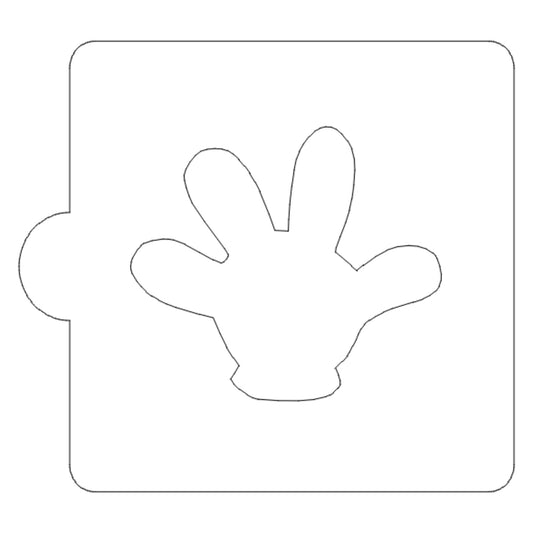Mickey Minnie Glove Stencil for Cookies or Cakes USA Made LS529