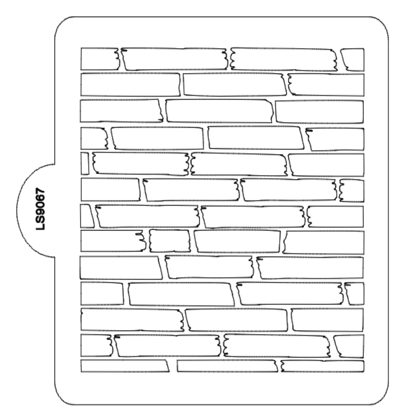 Wood Worn Planks Pattern Stencil for Cookies or Cakes USA Made LS9067