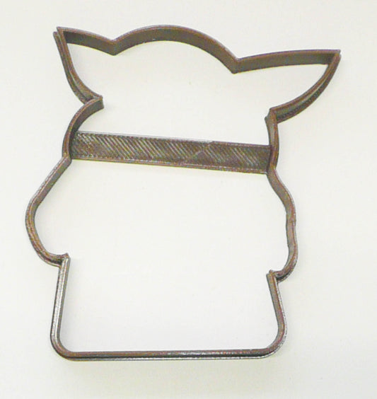 Baby Yoda Outline Pose 2 Adorable Space Child Star Wars Cookie Cutter USA PR3357