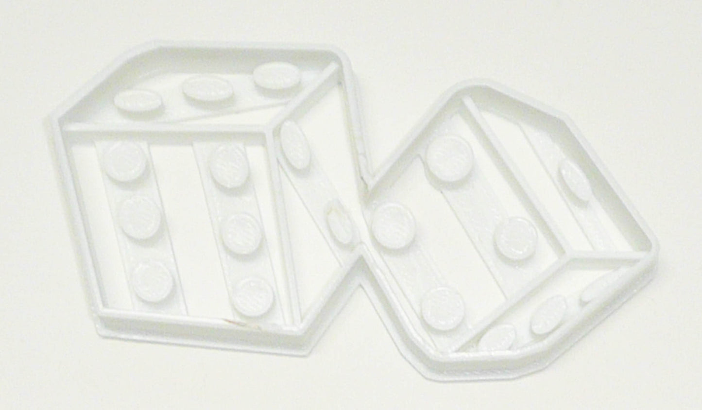 Pair Of Dice Board Game Roll Cards Poker Cookie Cutter Baking Tool USA PR3387