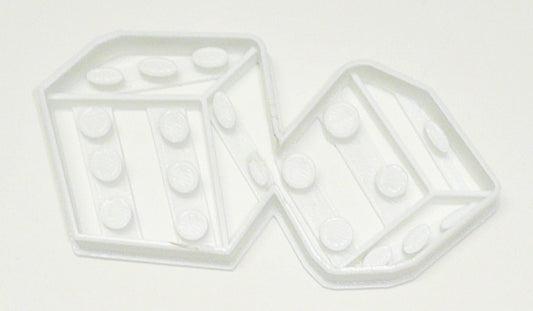 Pair Of Dice Board Game Roll Cards Poker Cookie Cutter Baking Tool USA PR3387