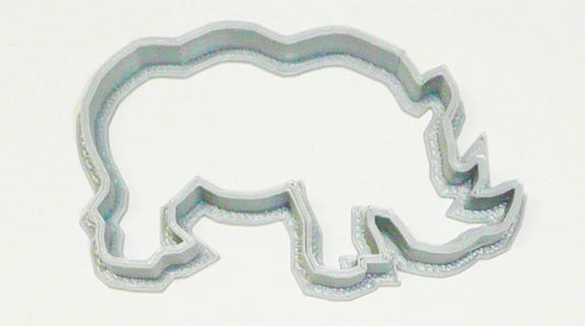 Rhino Rhinoceros Zoo Safari African Animal Special Occasion Cookie Cutter USA PR2287
