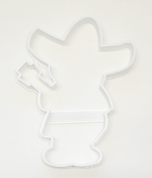 Mariachi Guy Guitar Dia De Muertos Mexico Cookie Cutter USA PR3184