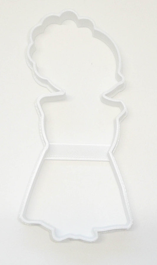 Lady Woman Outline Dia De Muertos Mexico Cookie Cutter USA PR3185
