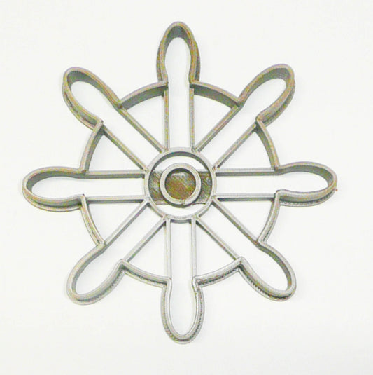 Ship Helm Nautical Boat Wheel Water Vessel Cookie Cutter USA PR2164