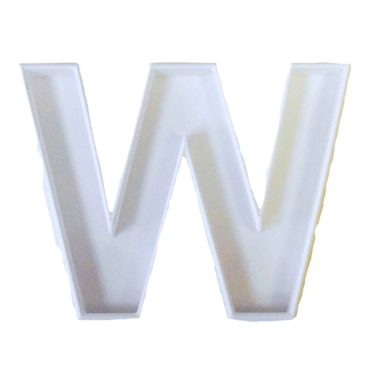 Letter W Initial Alphabet Letters Cookie Cutter Baking Tool USA PR107W