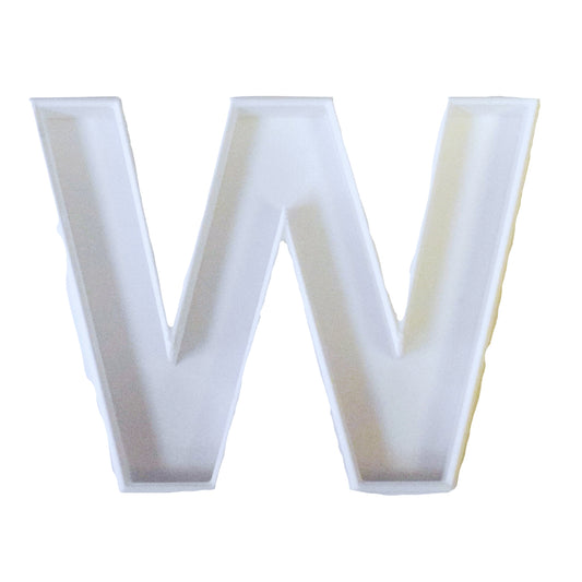 Letter W Initial Alphabet Letters Cookie Cutter Baking Tool USA PR107W