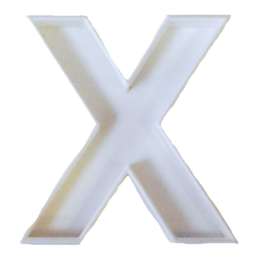 Letter X Initial Alphabet Letters Cookie Cutter Baking Tool USA PR107X