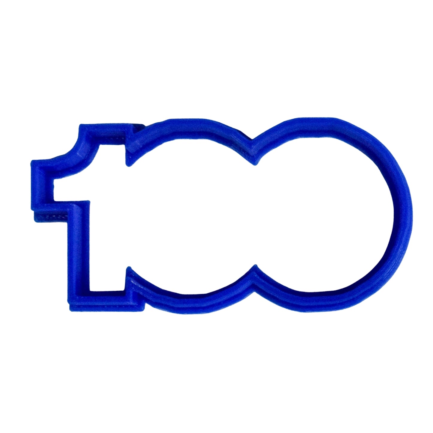 Number 100 One Hundred Birthday Sports Celebration Cookie Cutter USA PR108-100