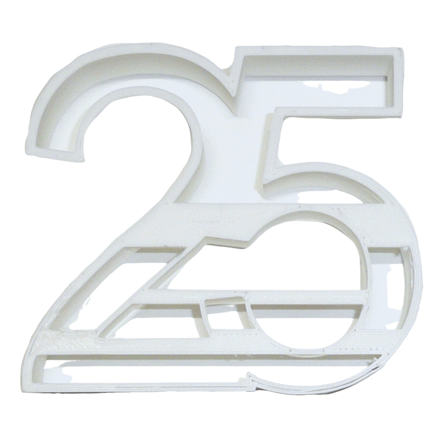 Number 25 Twenty Five Birthday Anniversary Sports Cookie Cutter USA PR108-25