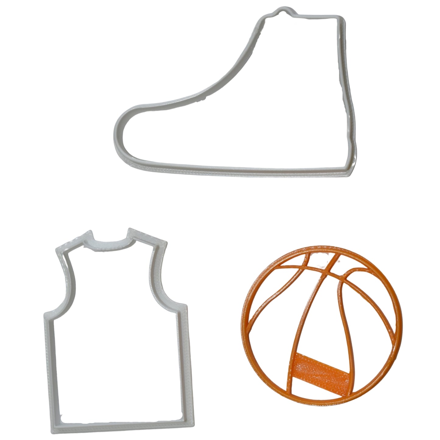 Basketball Team Uniform Sports Athletics Set Of 3 Cookie Cutters USA PR1080