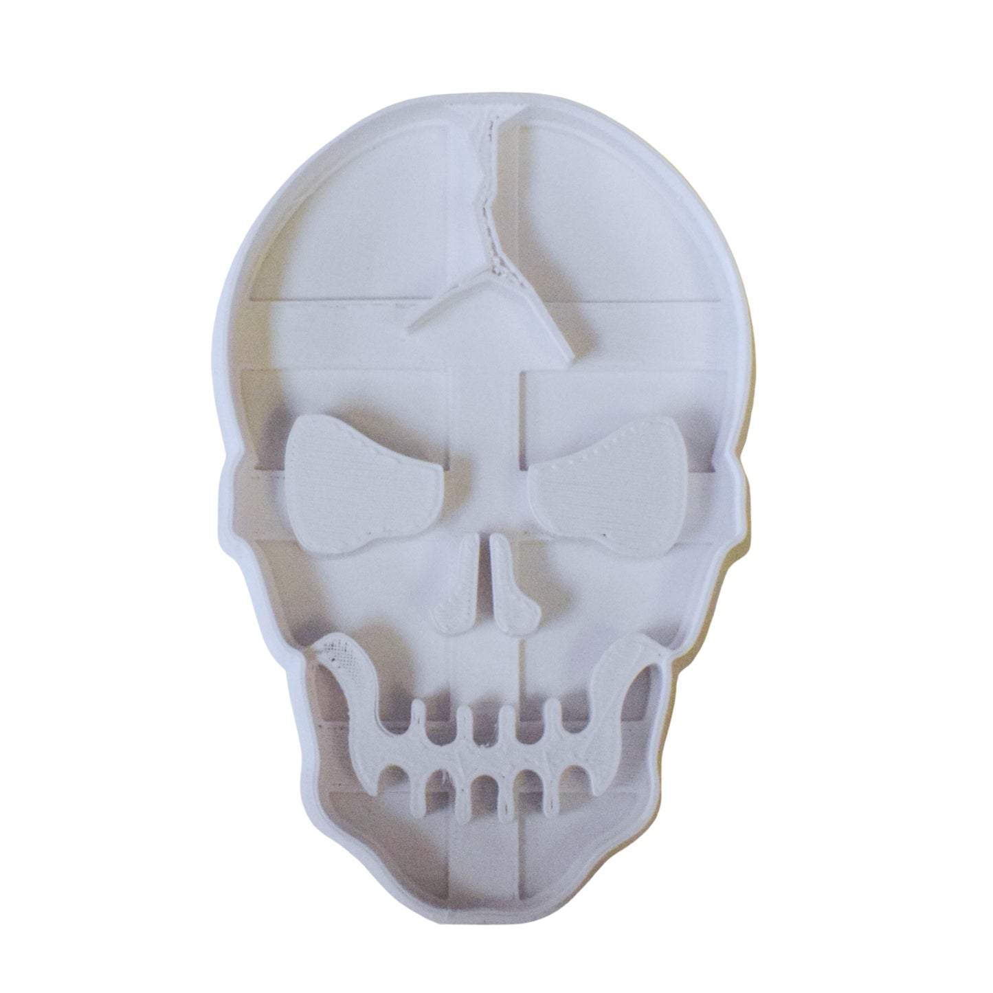 Cracked Skull Halloween Scary Holiday Cookie Cutter Baking Tool USA PR114