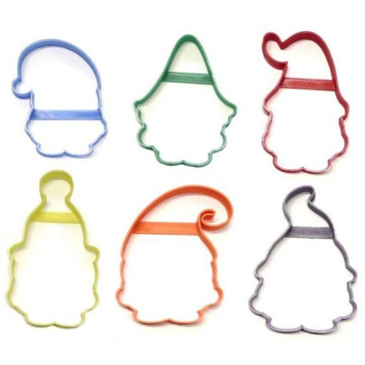 Gnome Outline Garden Mythical Creature Set Of 6 Cookie Cutters PR1617