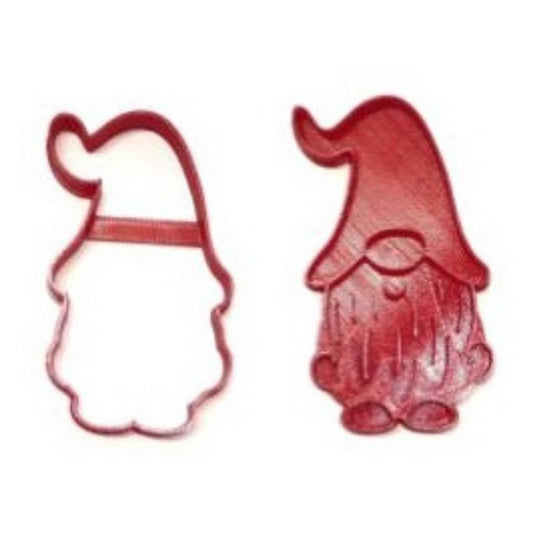 Gnome 3 Garden Mythical Creature Set Of 2 Cookie Cutter And Stamp PR1621
